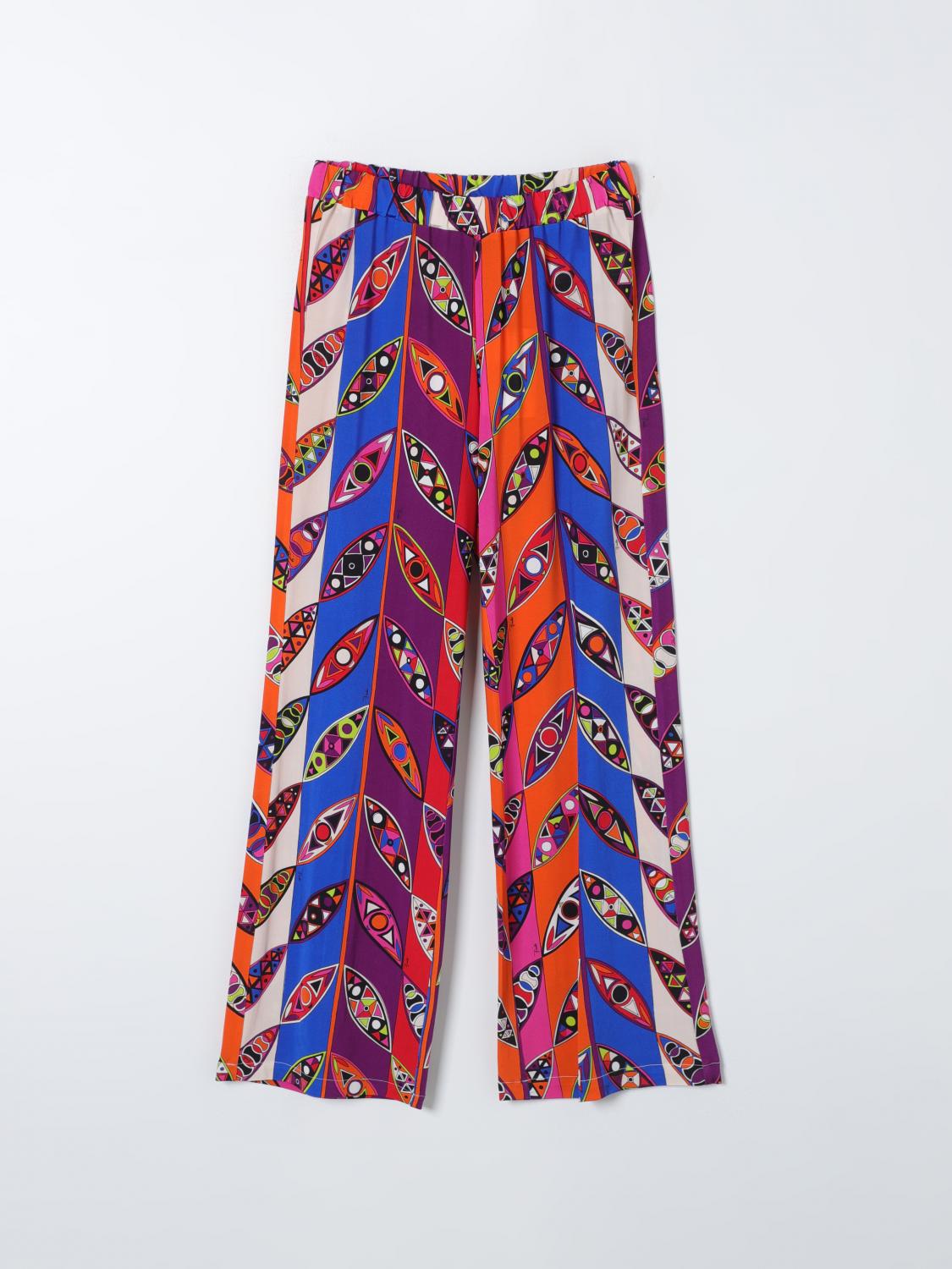 Emilio Pucci Junior Trousers EMILIO PUCCI JUNIOR Kids colour Multicolor