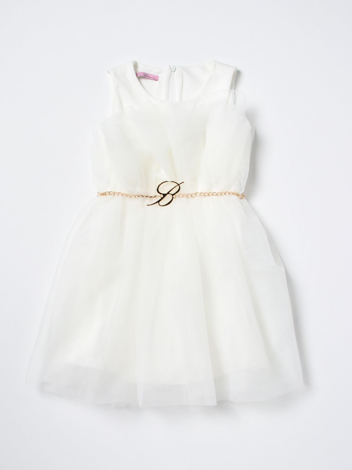 Miss Blumarine Dress MISS BLUMARINE Kids colour White