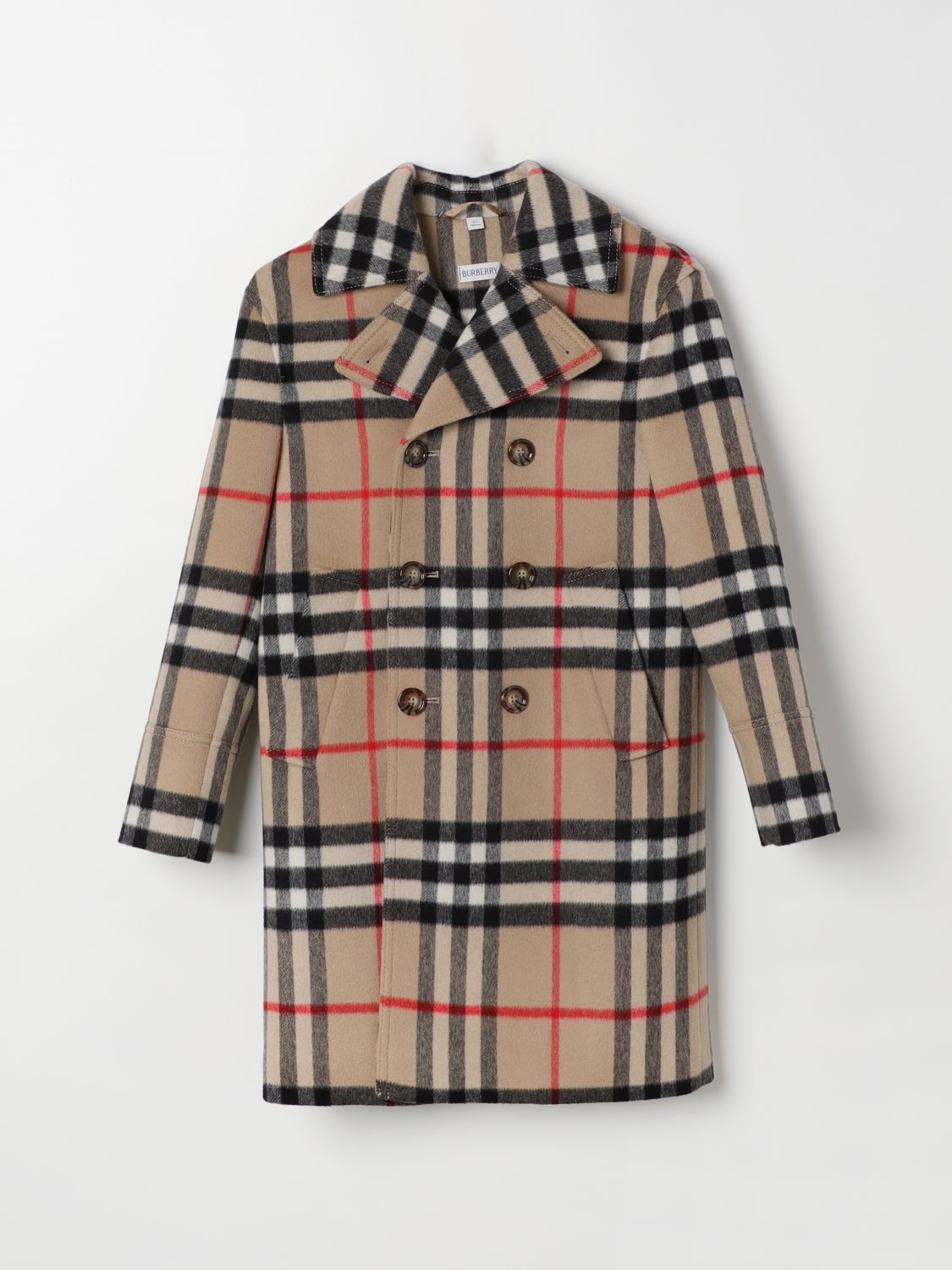 Burberry Kids Coat BURBERRY KIDS Kids colour Beige