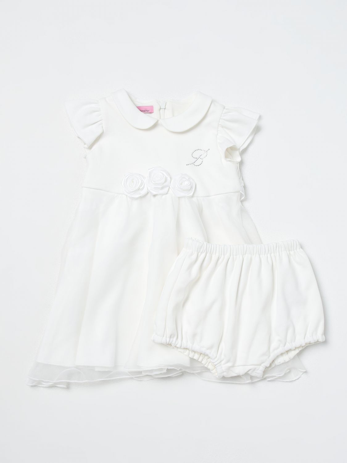 Miss Blumarine Romper MISS BLUMARINE Kids color White