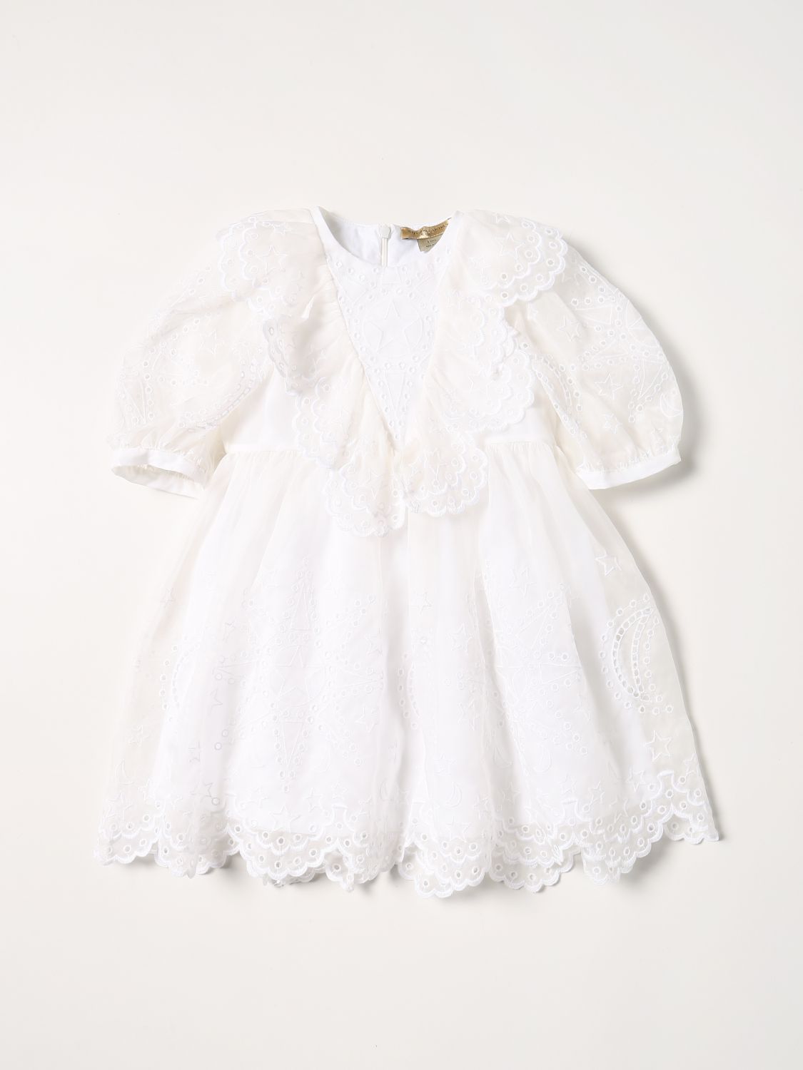 Stella McCartney Dress STELLA MCCARTNEY Kids colour Ivory