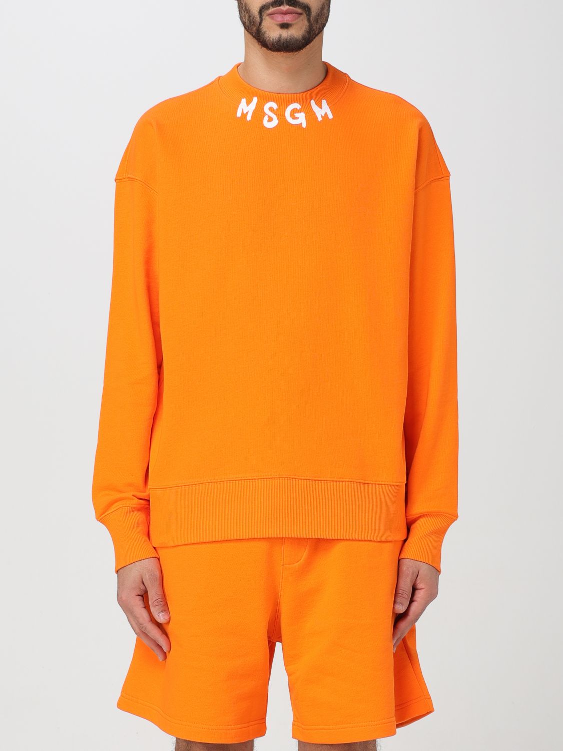 Msgm Sweatshirt MSGM Men colour Orange