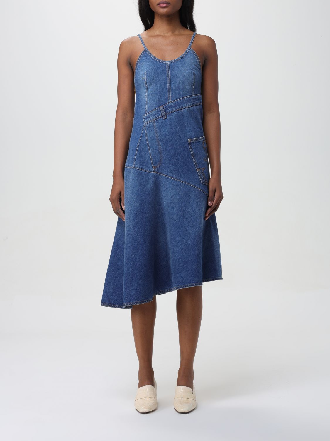 Jw Anderson Dress JW ANDERSON Woman colour Denim