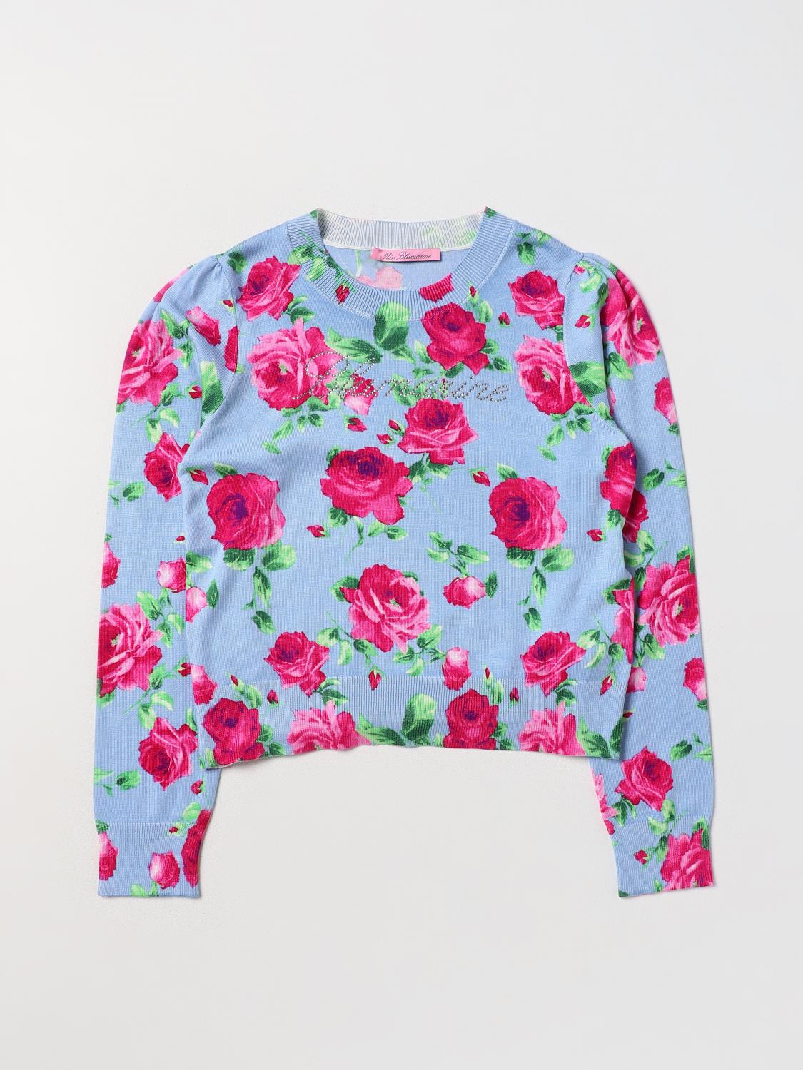 Miss Blumarine Jumper MISS BLUMARINE Kids colour Sky