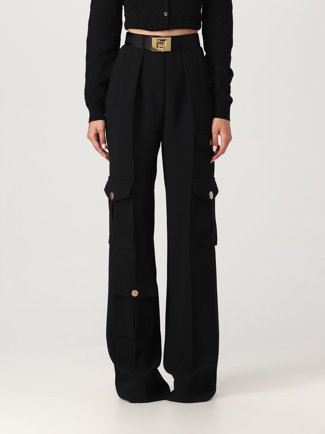 Elisabetta Franchi Trousers ELISABETTA FRANCHI Woman colour Black