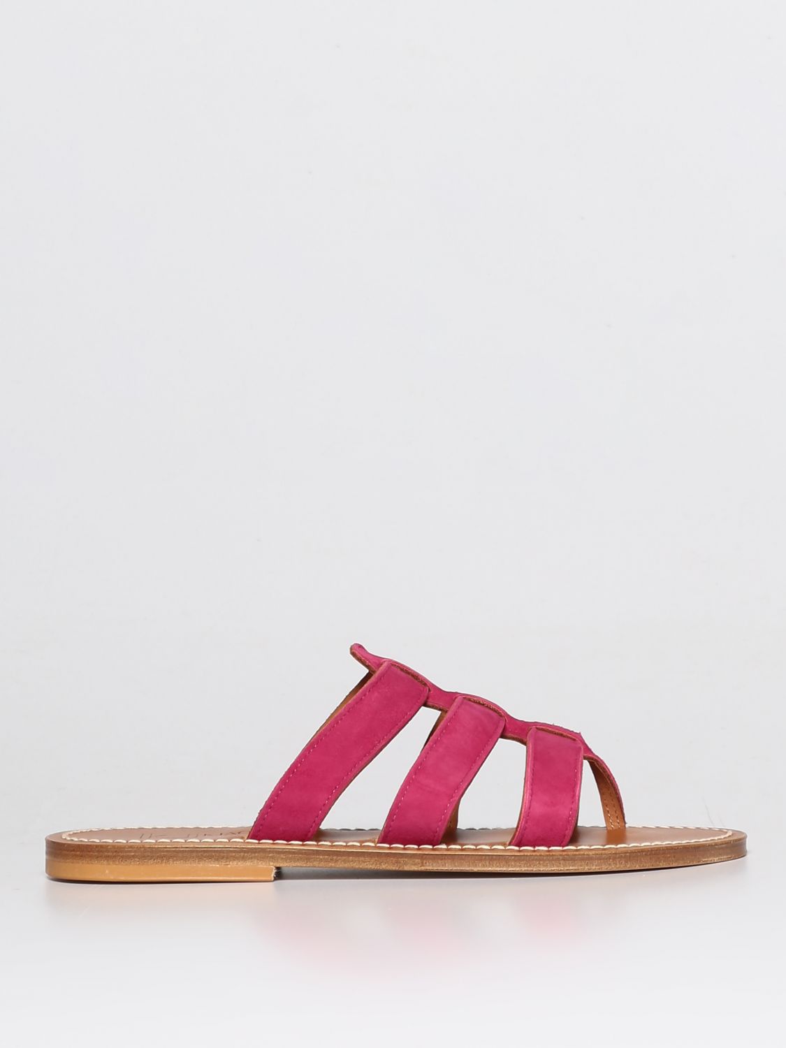 K. Jacques Flat Sandals K. JACQUES Woman colour Fuchsia