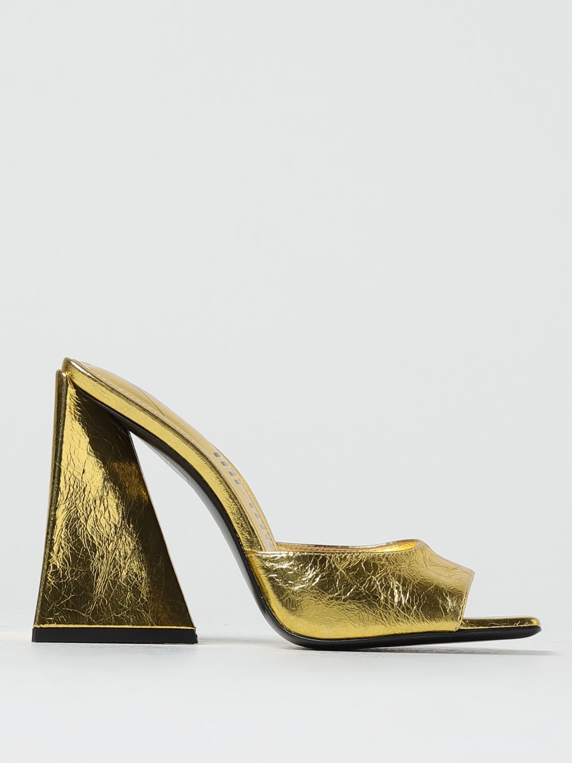 The Attico Heeled Sandals THE ATTICO Woman colour Gold