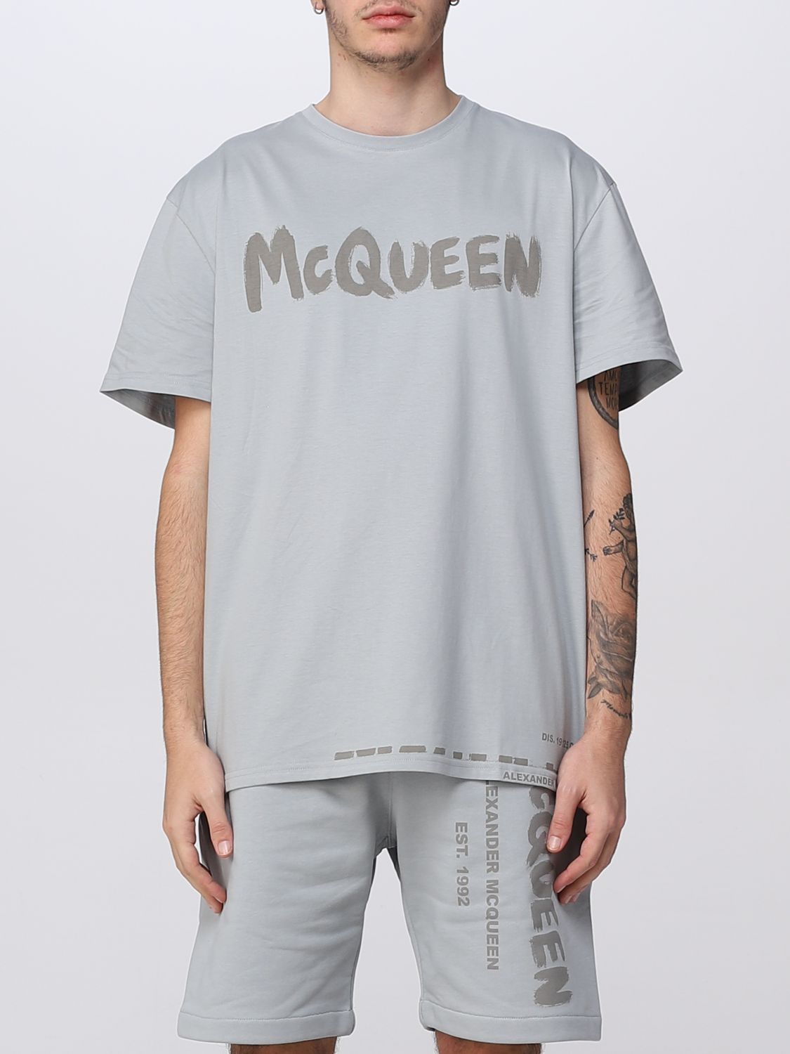 Alexander McQueen T-Shirt ALEXANDER MCQUEEN Men colour Grey