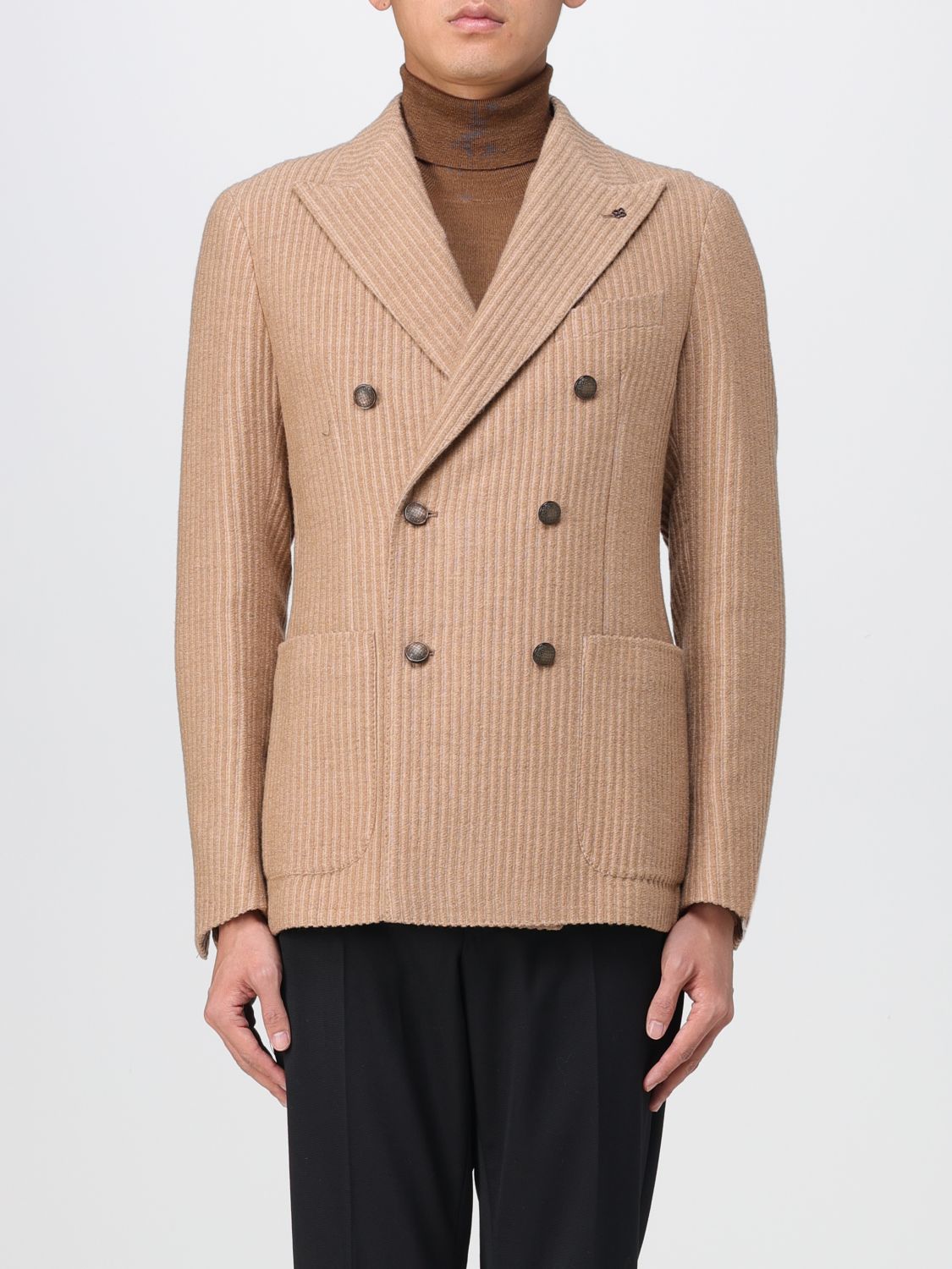 Tagliatore Jacket TAGLIATORE Men colour Beige