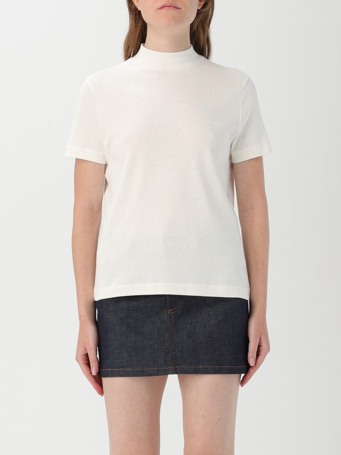 A.P.C. T-Shirt A. P.C. Woman color Beige