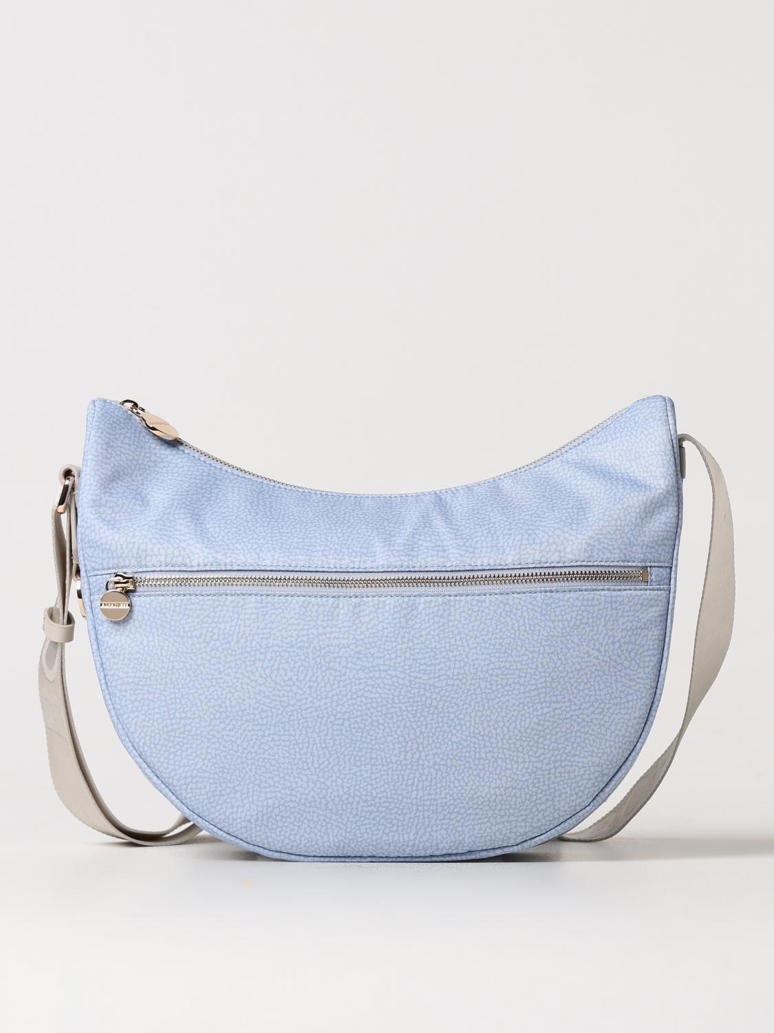 Borbonese Shoulder Bag BORBONESE Woman color Sky Blue