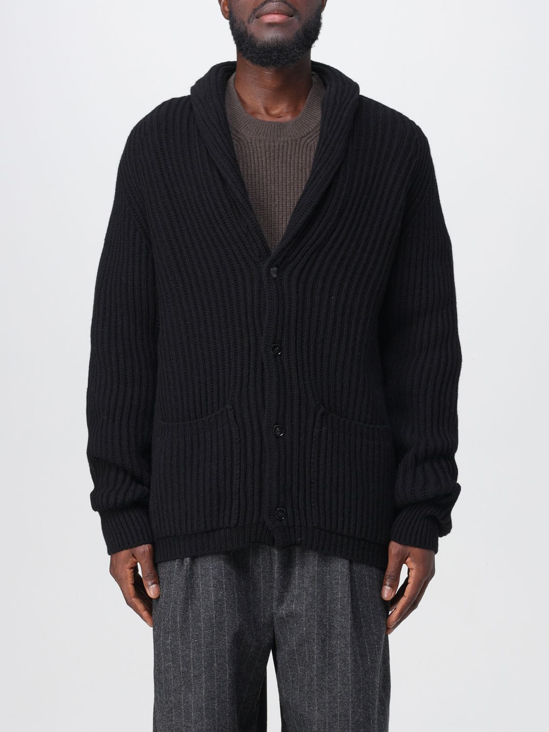 Laneus Cardigan LANEUS Men colour Black