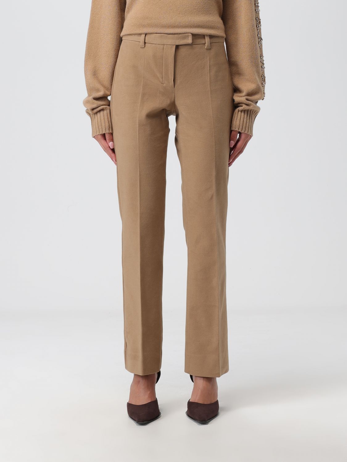  Trousers 'S MAX MARA Woman colour Honey