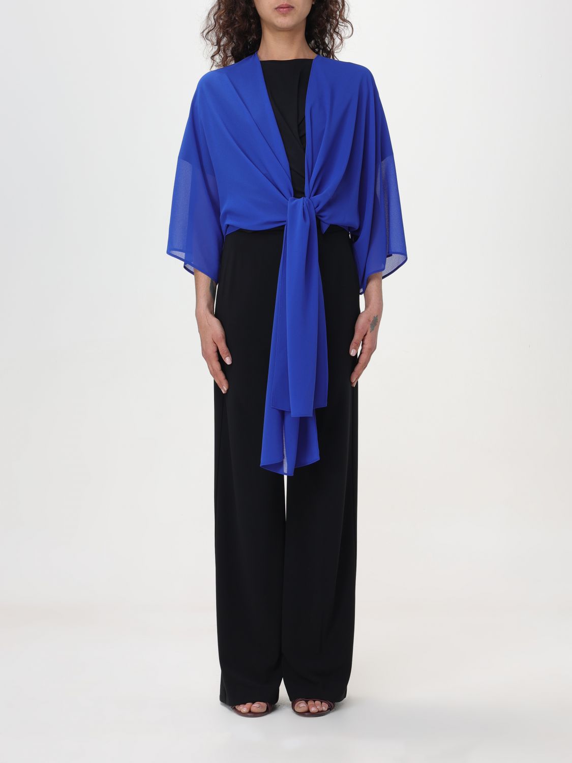 Patrizia Pepe Cloak PATRIZIA PEPE Woman colour Sapphire