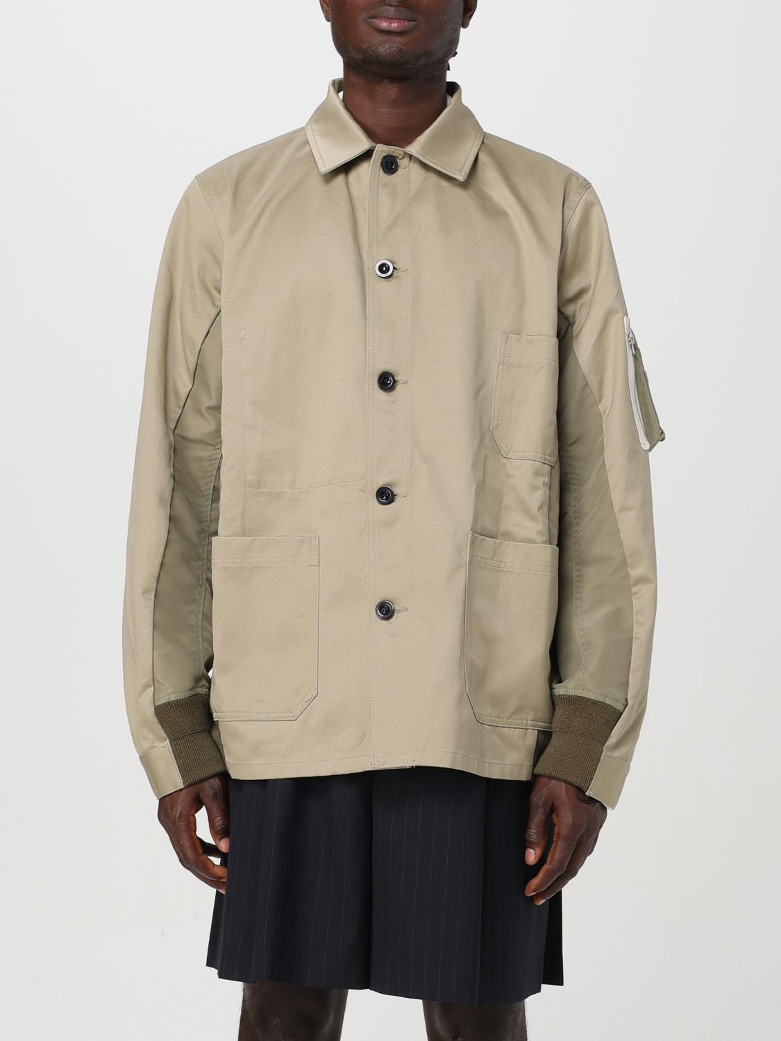 Sacai Jacket SACAI Men color Beige