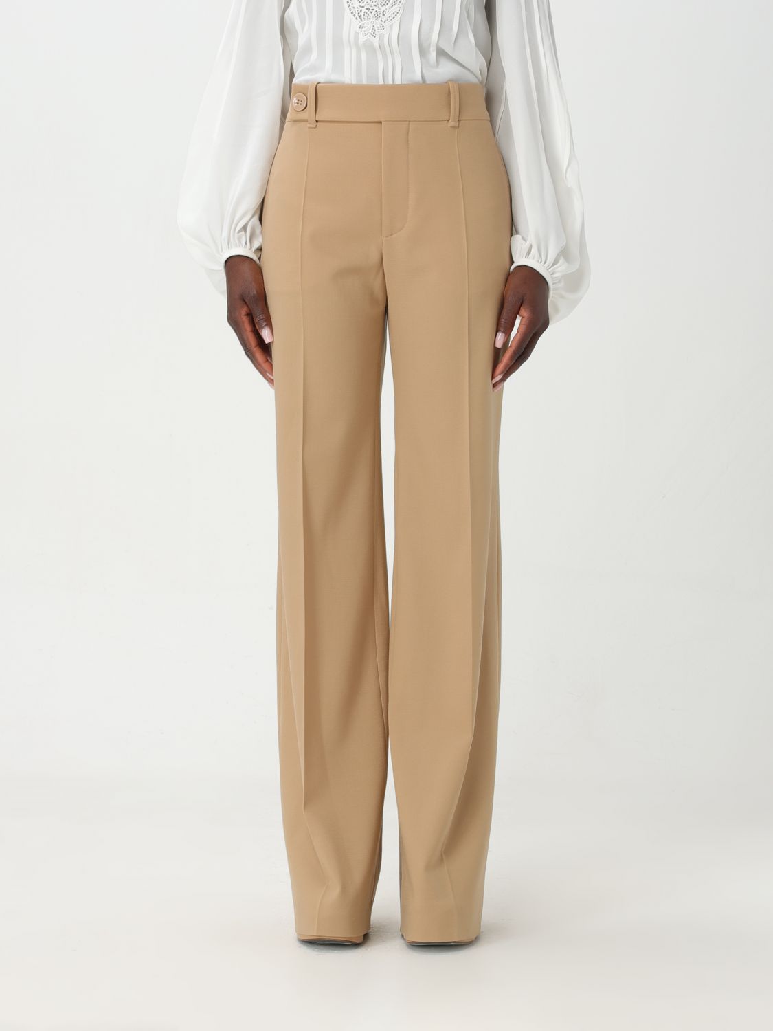 Chloé Trousers CHLOÉ Woman colour Beige