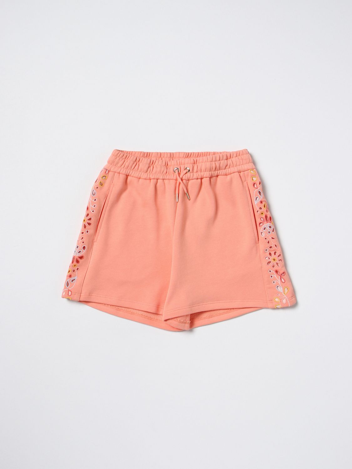 Chloé Short CHLOÉ Kids colour Orange