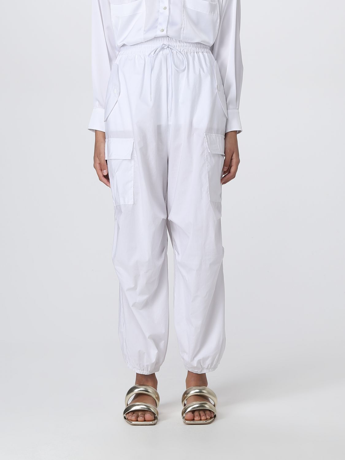 Aniye By Trousers ANIYE BY Woman colour White