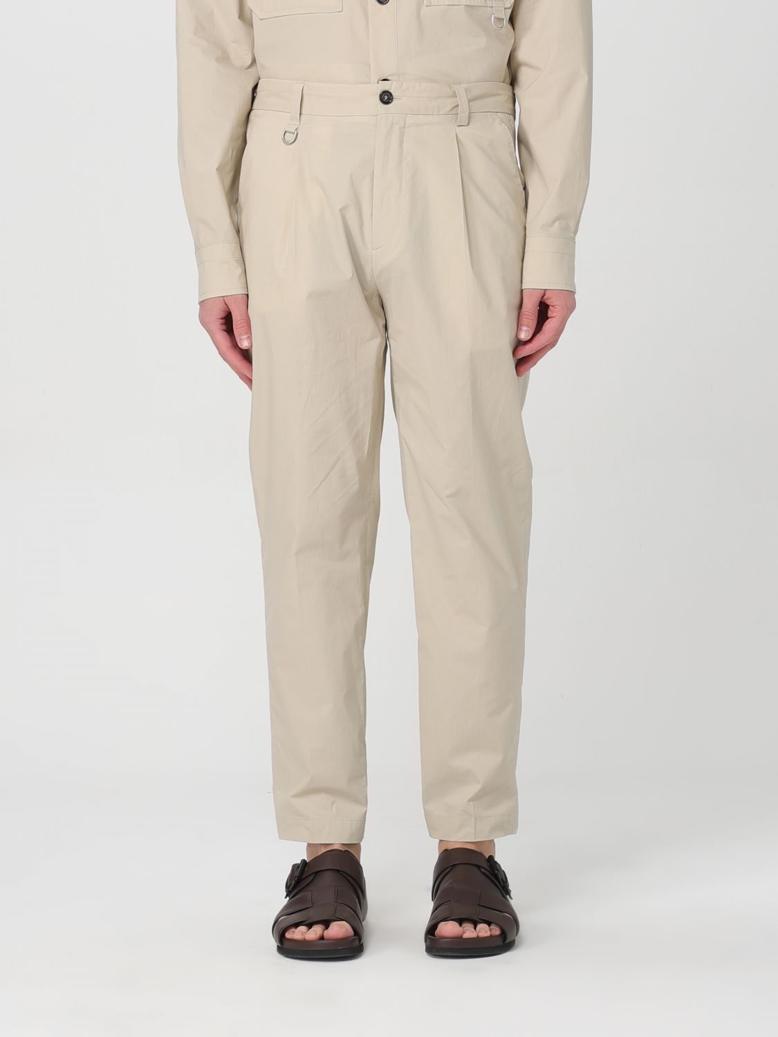 Paolo Pecora Trousers PAOLO PECORA Men colour Beige