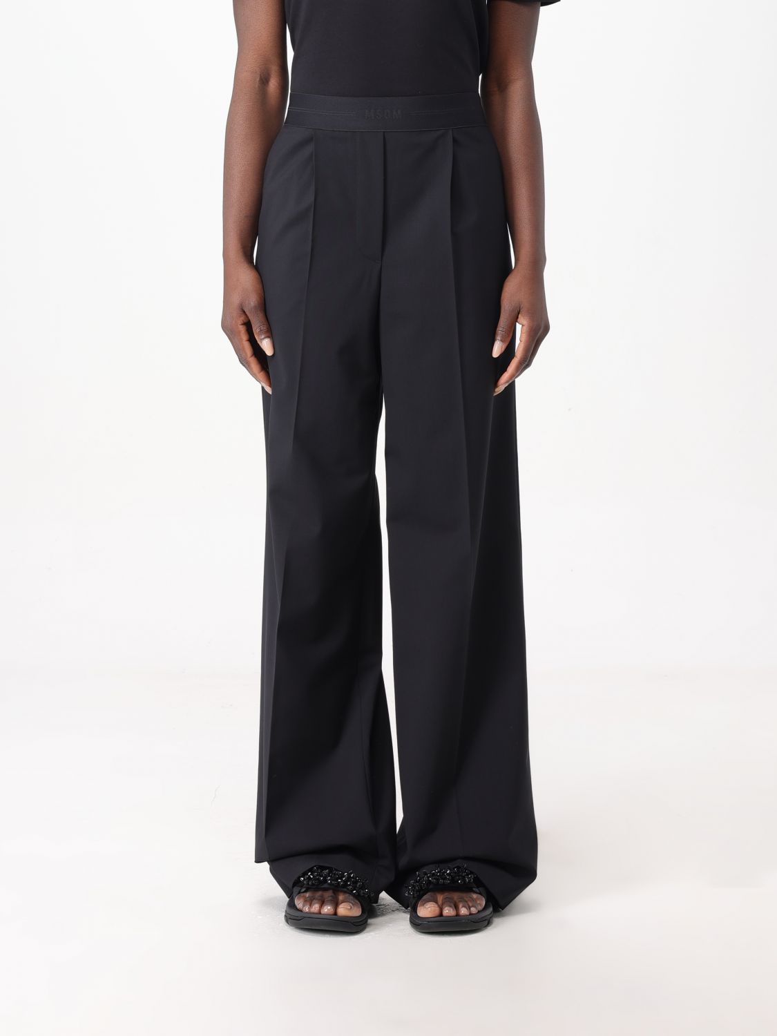 Msgm Trousers MSGM Woman colour Black