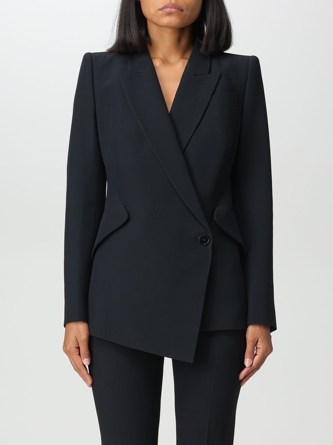 Alexander McQueen Blazer ALEXANDER MCQUEEN Woman colour Black