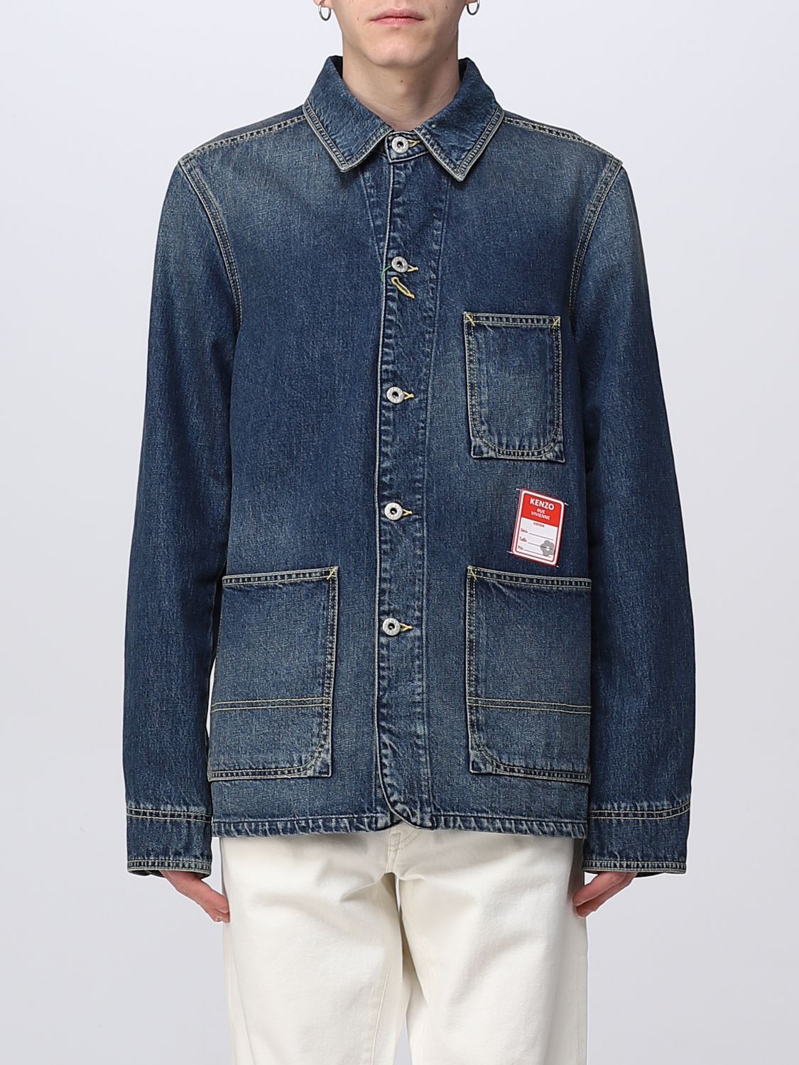 Kenzo Jacket KENZO Men colour Denim