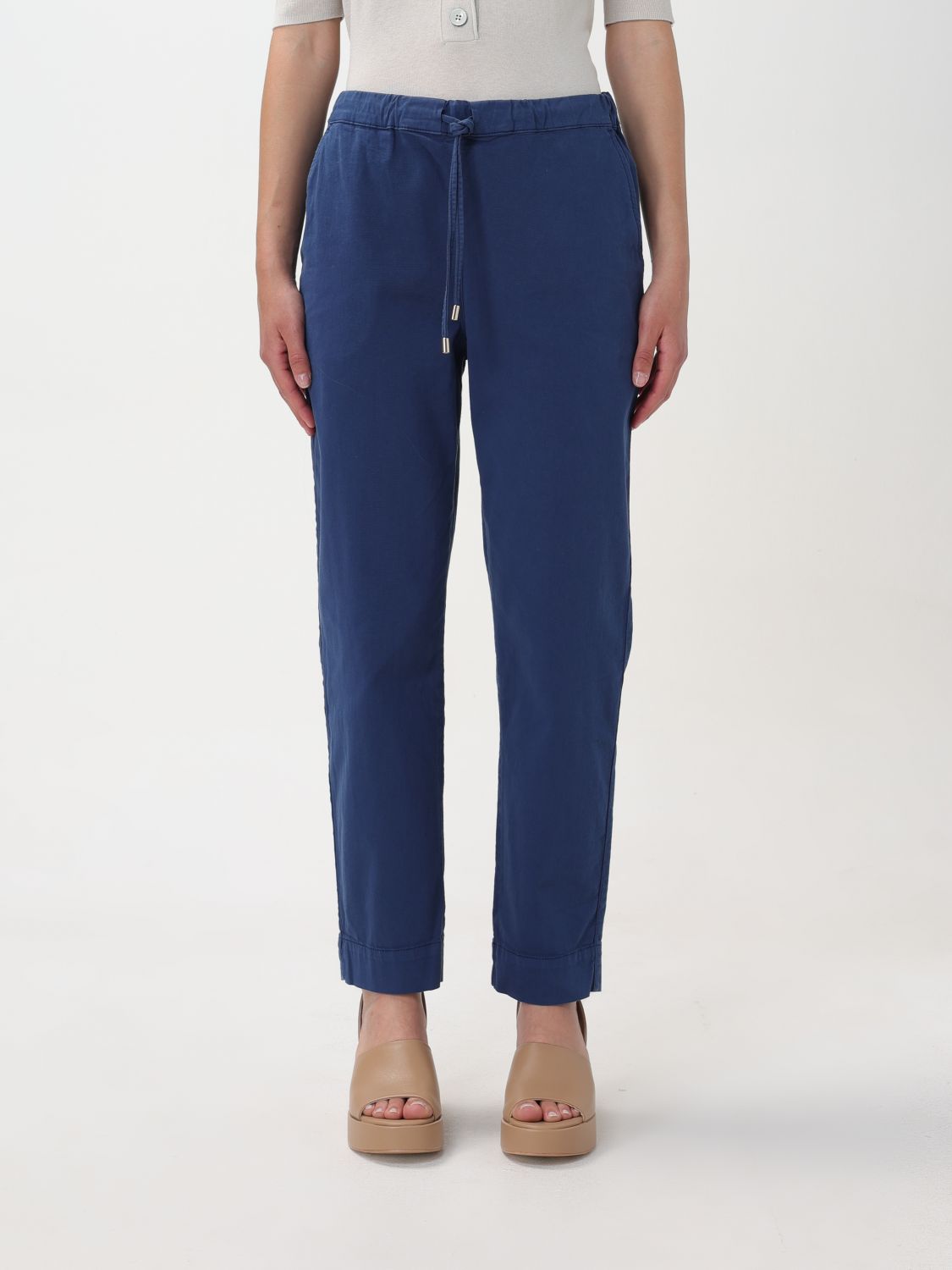 Max Mara Leisure Trousers MAX MARA LEISURE Woman colour Blue