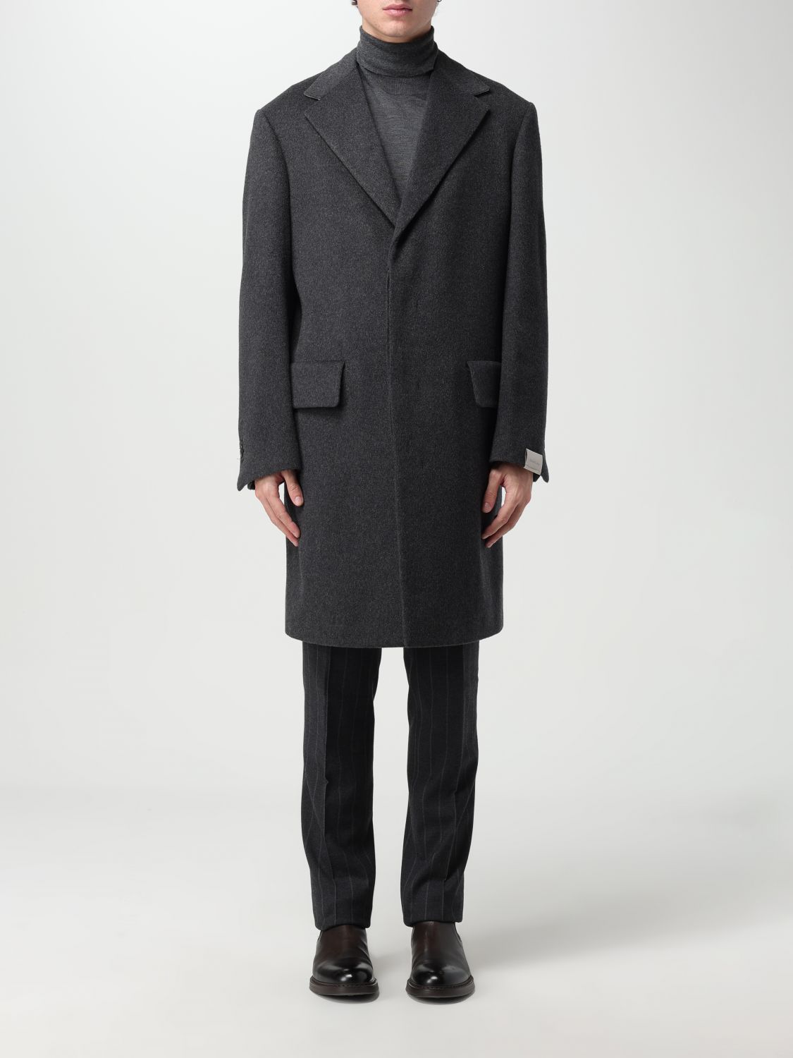 Corneliani Coat CORNELIANI Men colour Grey