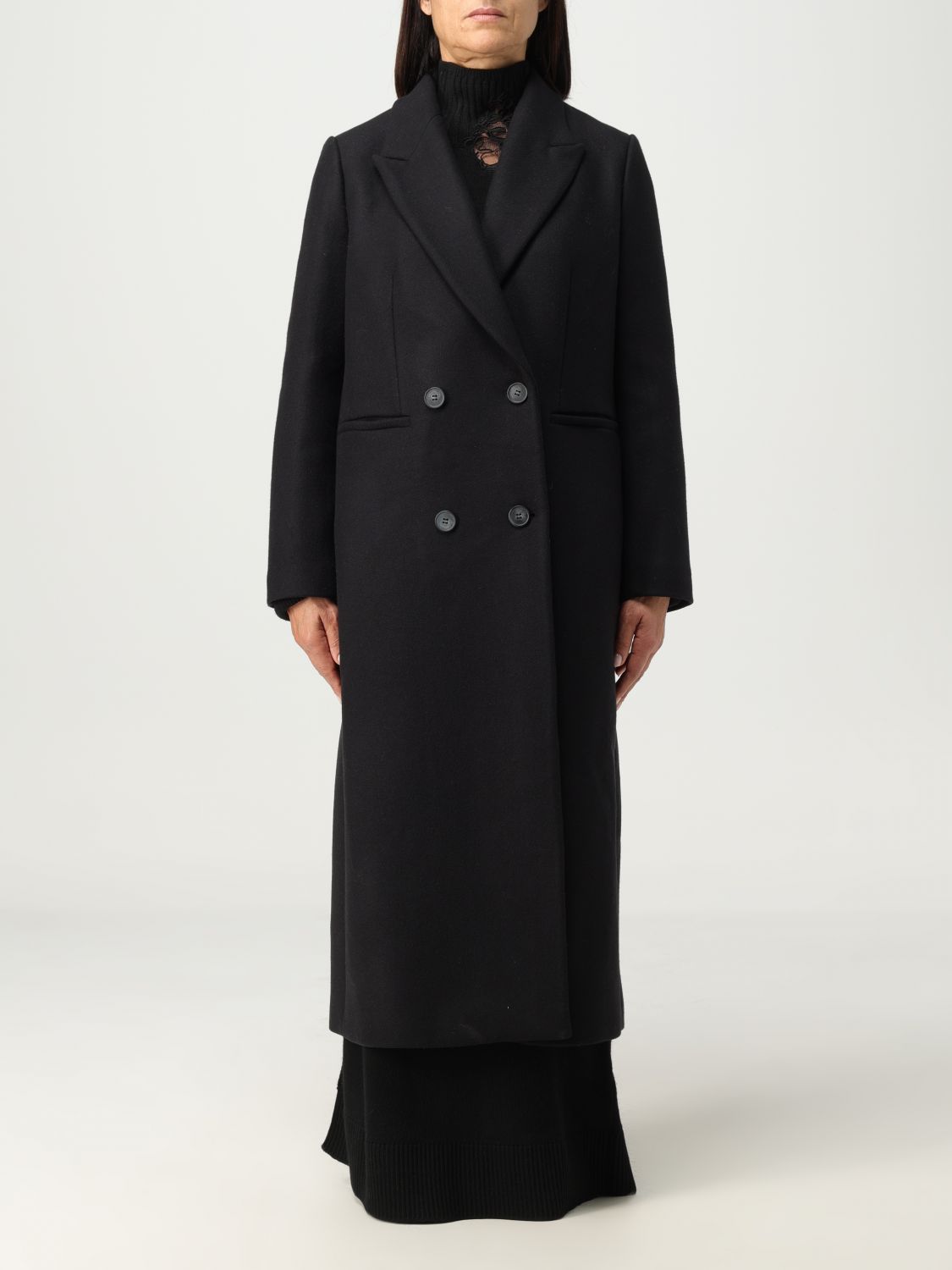 IVY OAK Coat IVY OAK Woman colour Black