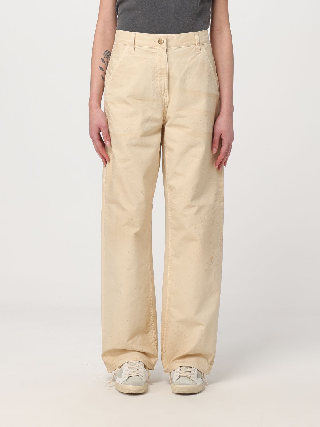 Golden Goose Trousers GOLDEN GOOSE Woman colour Beige