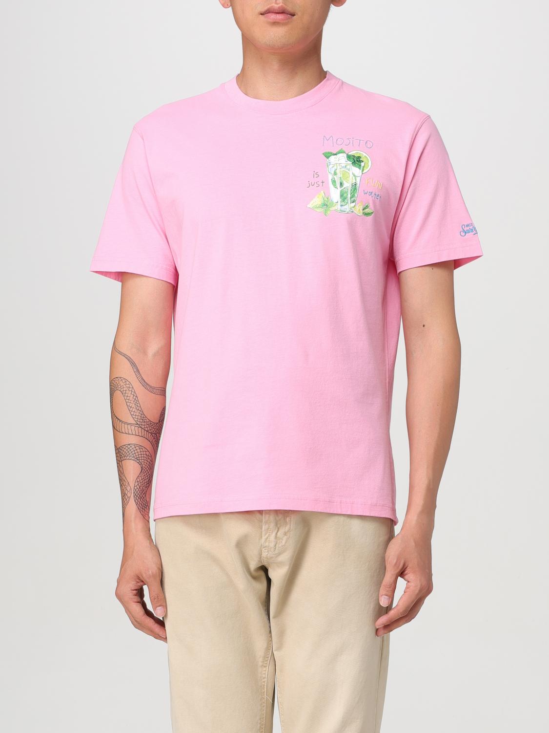 Mc2 Saint Barth T-Shirt MC2 SAINT BARTH Men color Pink