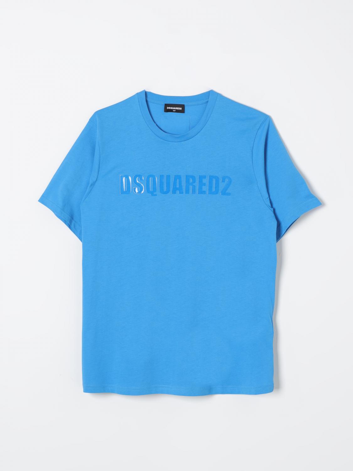 Dsquared2 T-Shirt DSQUARED2 Kids color Gnawed Blue