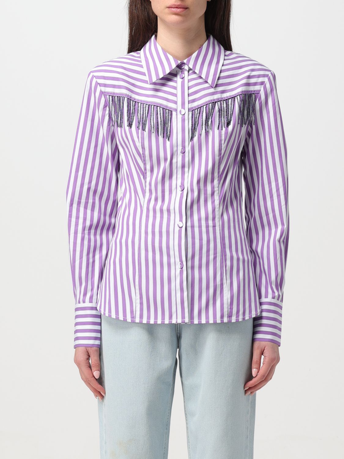 Actitude Twinset Shirt ACTITUDE TWINSET Woman colour Violet