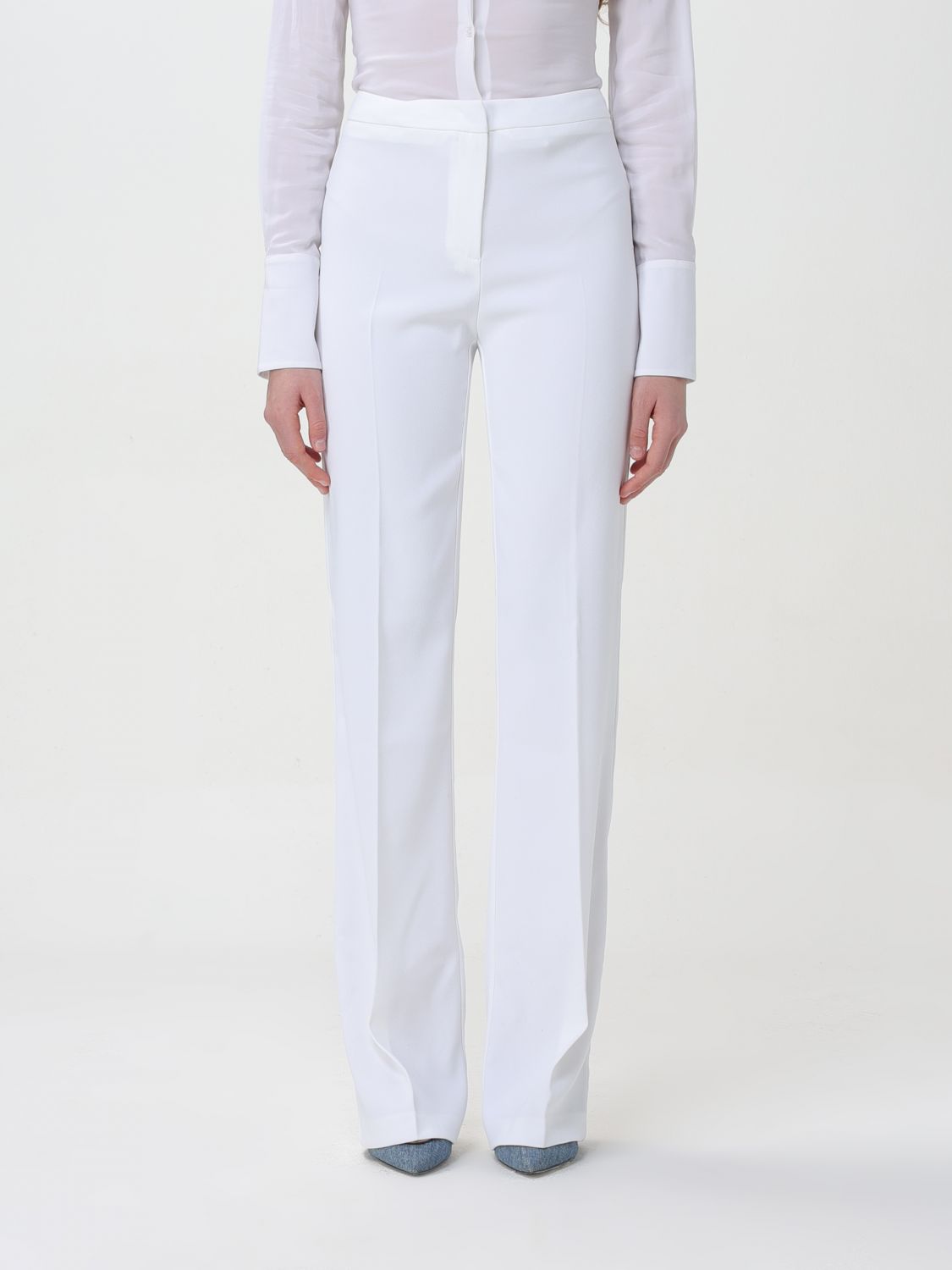 Pinko Trousers PINKO Woman colour White