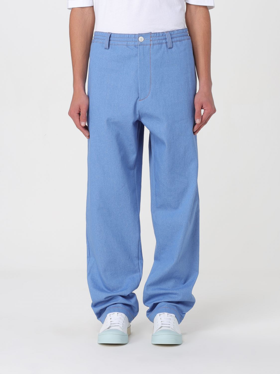 Marni Trousers MARNI Men colour Gnawed Blue