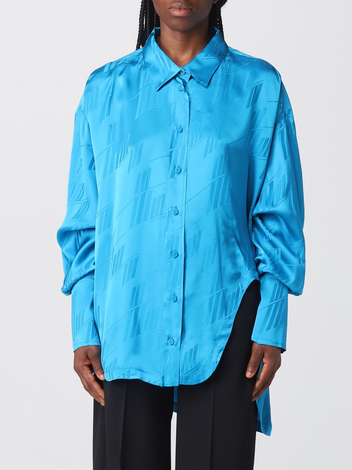 The Attico Shirt THE ATTICO Woman colour Turquoise