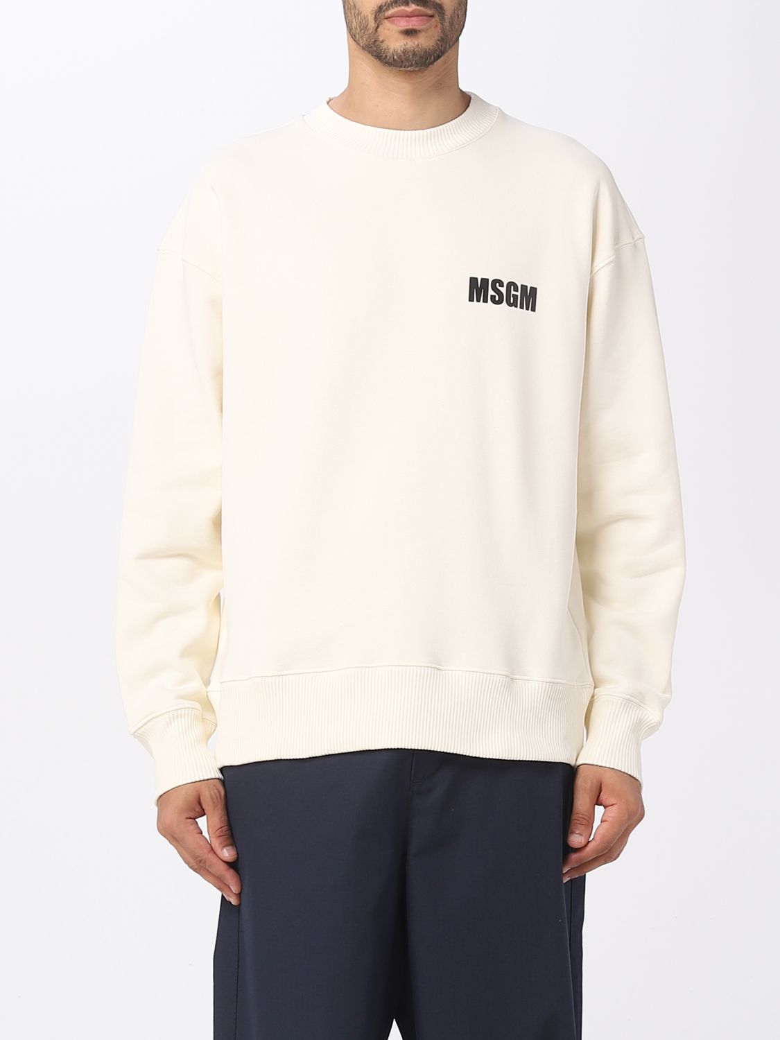 Msgm Sweatshirt MSGM Men colour Cream