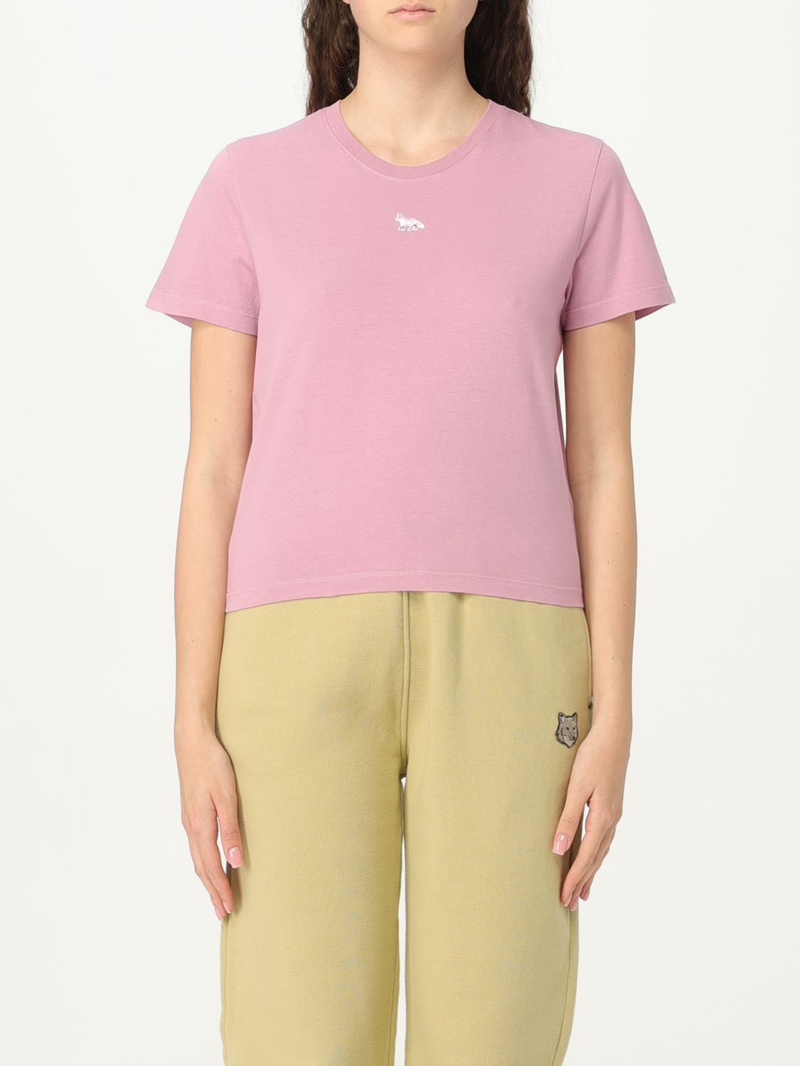 Maison Kitsuné T-Shirt MAISON KITSUNÉ Woman color Pink
