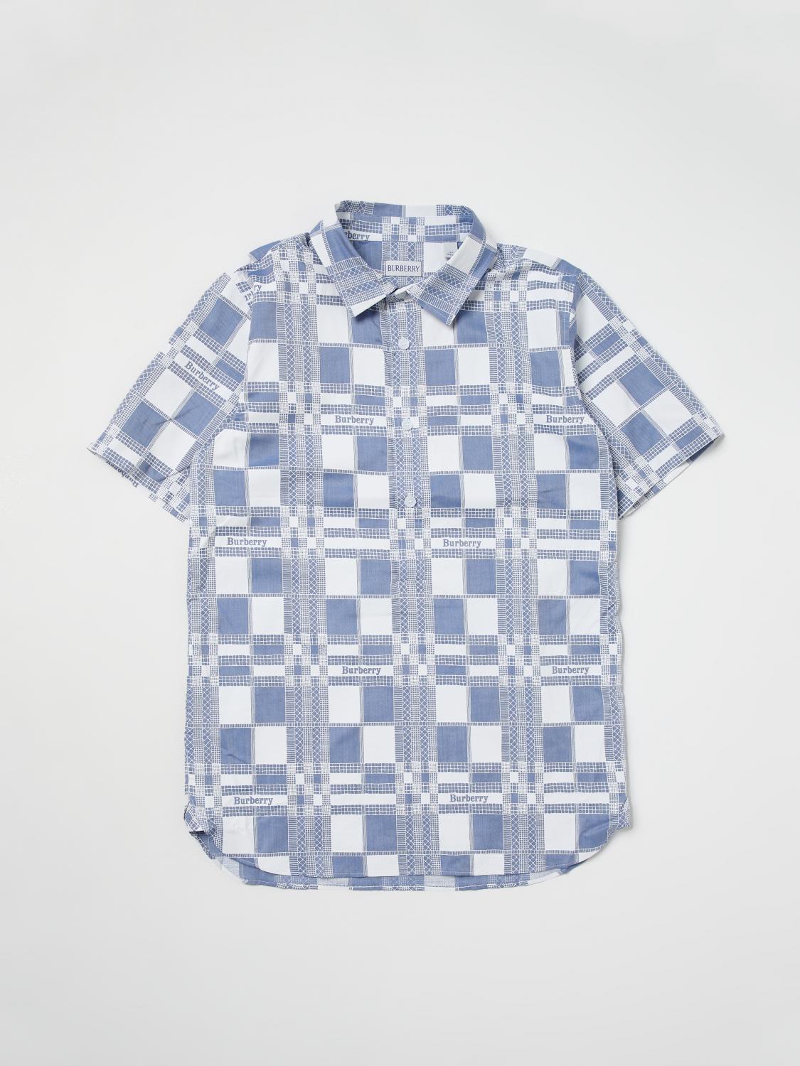 Burberry Kids Shirt BURBERRY KIDS Kids color Blue