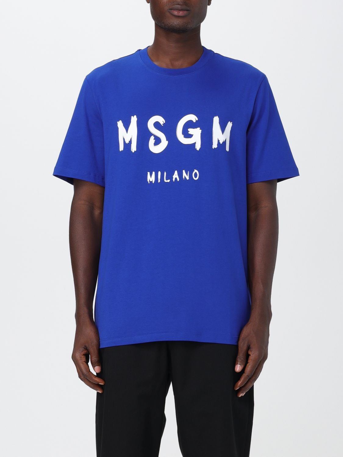 Msgm T-Shirt MSGM Men colour Blue