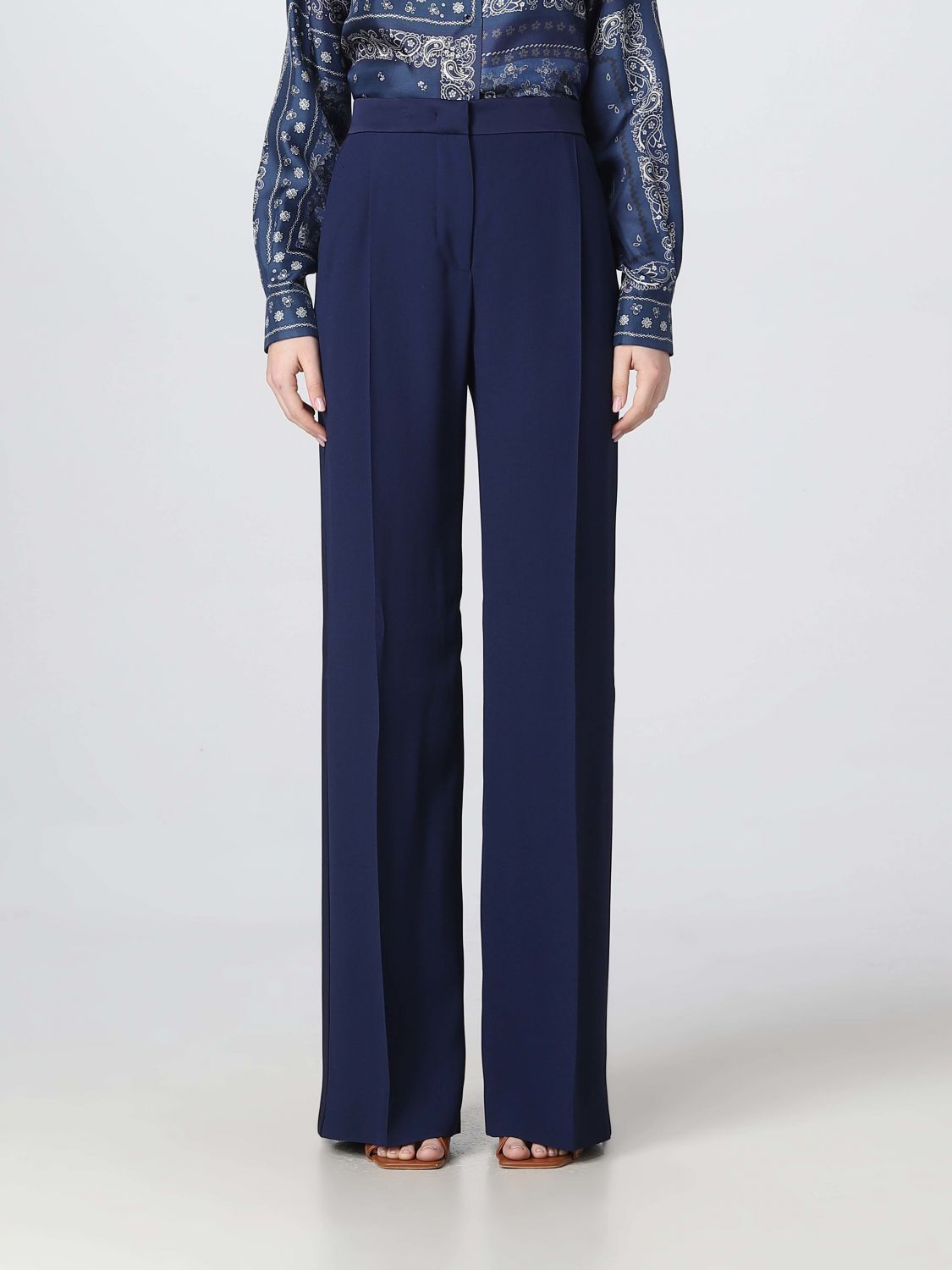 Alberta Ferretti Trousers ALBERTA FERRETTI Woman colour Blue