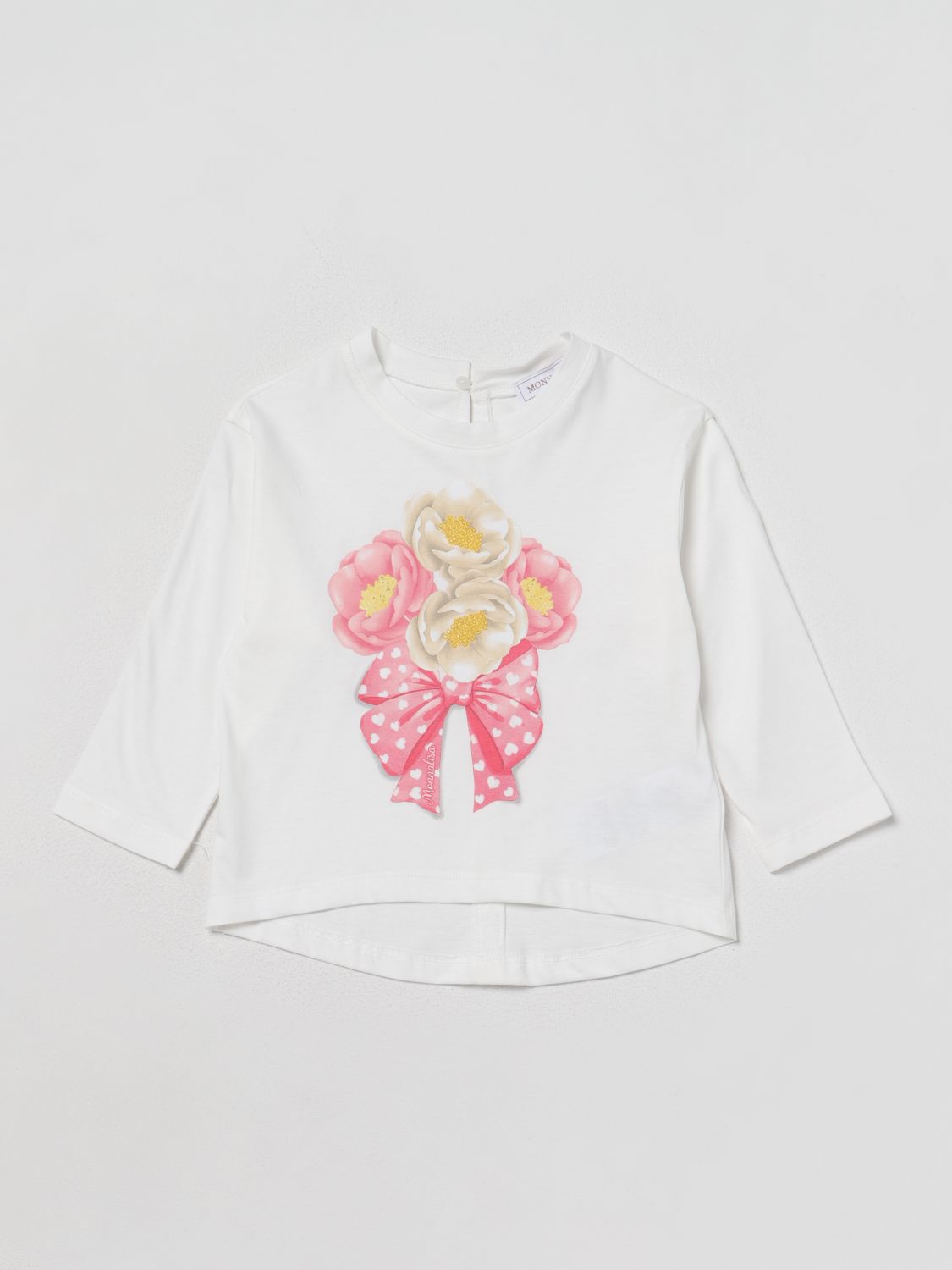 Monnalisa T-Shirt MONNALISA Kids colour Yellow Cream