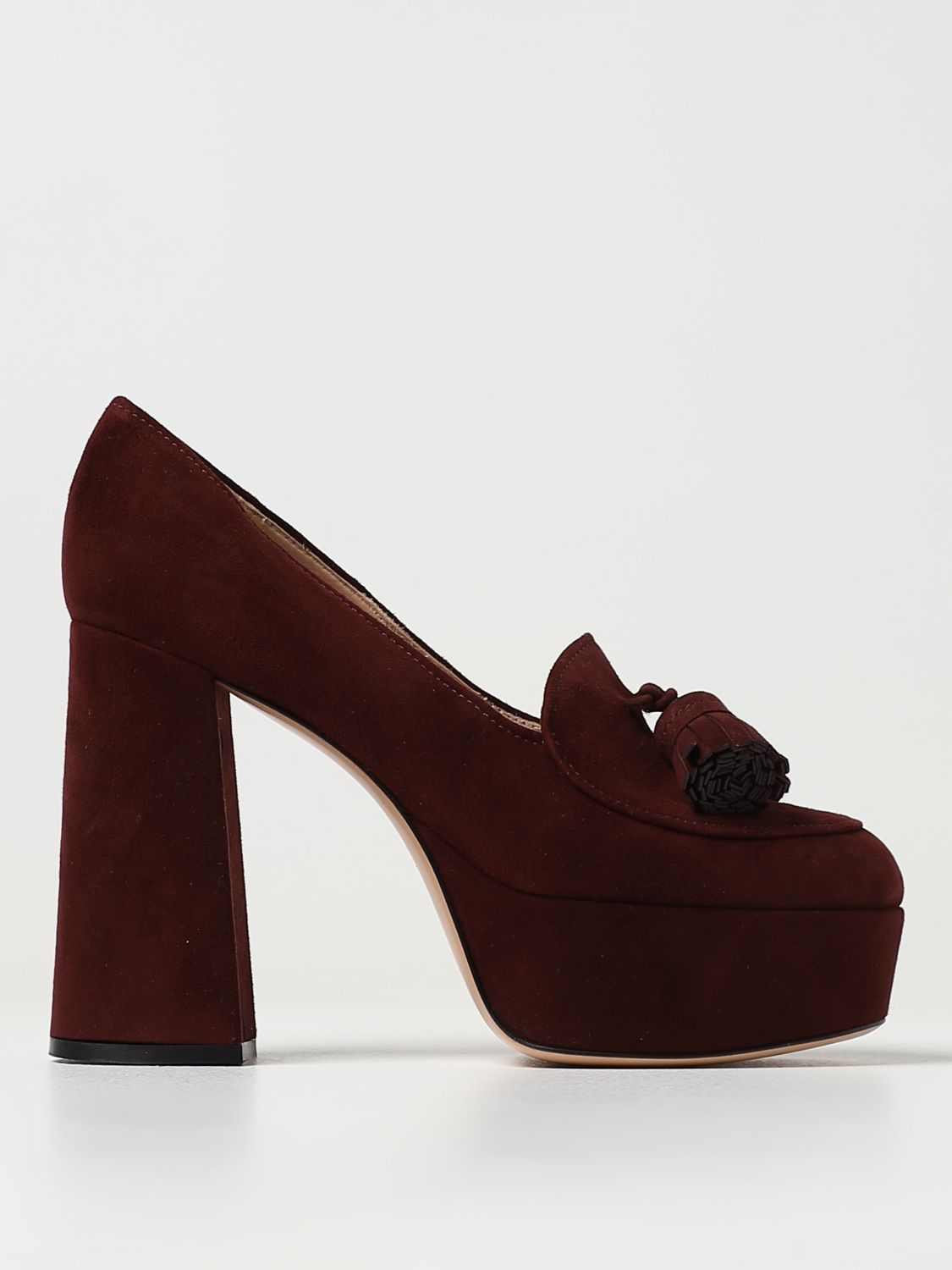 Gianvito Rossi High Heel Shoes GIANVITO ROSSI Woman colour Burgundy