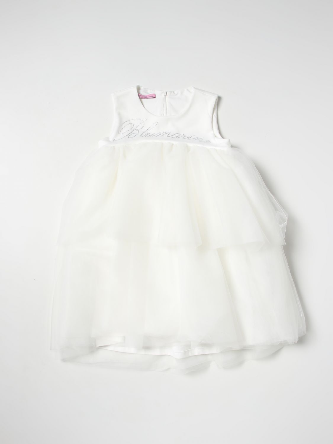 Miss Blumarine Dress MISS BLUMARINE Kids colour White