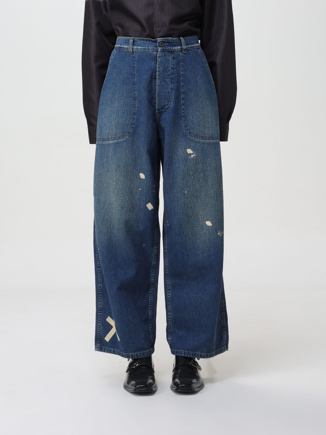 Maison Margiela Jeans MAISON MARGIELA Woman colour Blue