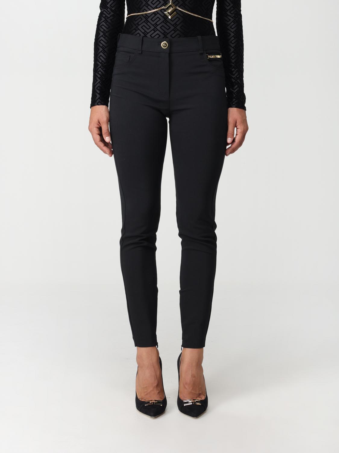 Elisabetta Franchi Trousers ELISABETTA FRANCHI Woman colour Black