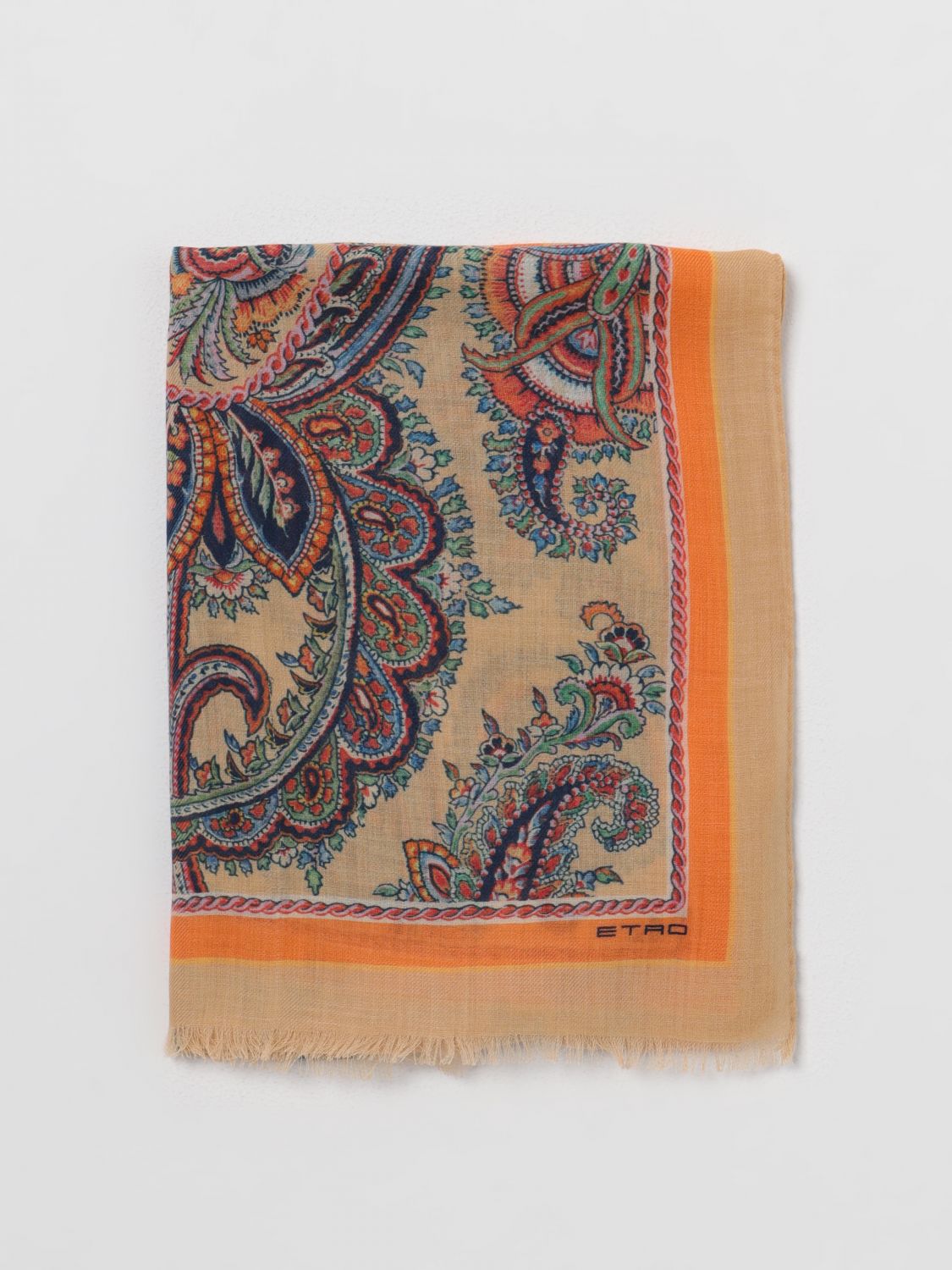 Etro Scarf ETRO Woman colour Beige