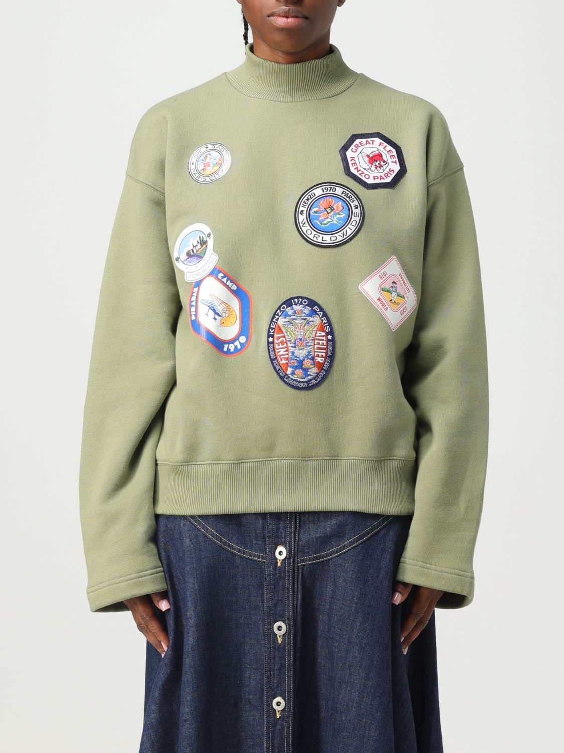 Kenzo Sweatshirt KENZO Woman colour Green