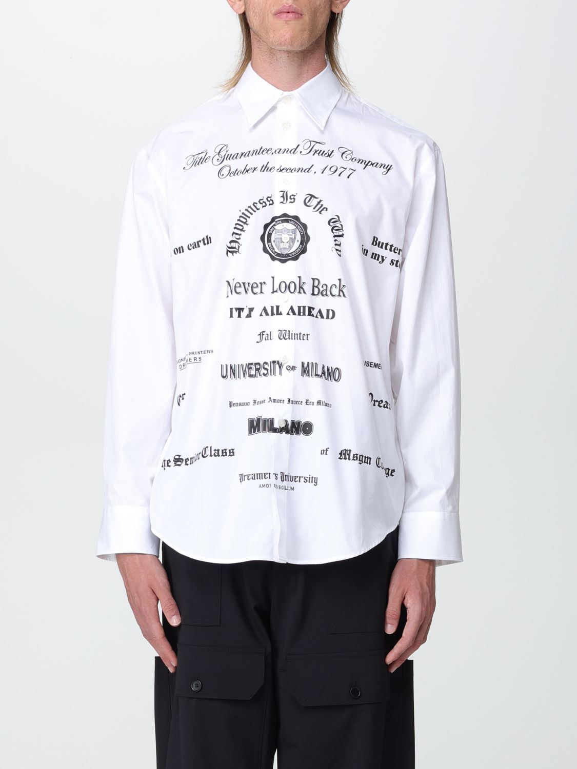 Msgm Shirt MSGM Men colour White