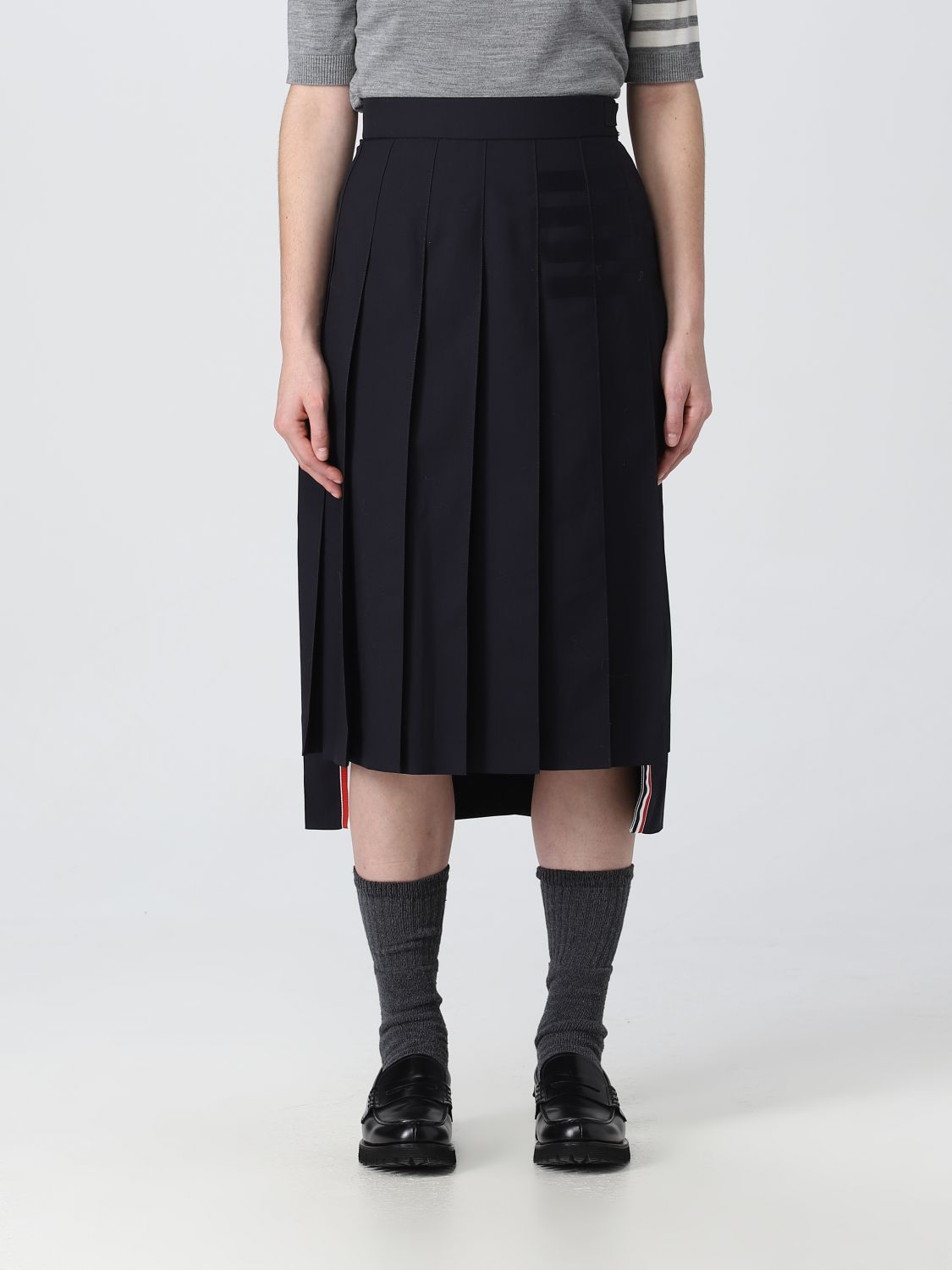 Thom Browne Skirt THOM BROWNE Woman colour Grey